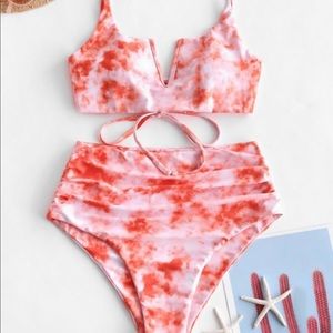NWT Zaful high waisted bathing suit